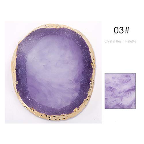 Nail Art Painting Gel Palette, Resin Nail Art Painting Gel Palette Golden Edge