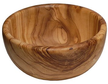 Ensaladera de madera de olivo Diámetro 18-19cm