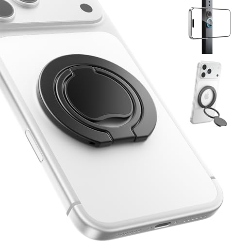 SUPERONE【Upgraded】 Ultra-Thin Magnetic Phone Grip for MagSafe Ring Holder, Removable Gym Dual-Sided Magnets MagSafe Kick - Detailed View