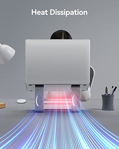 Loryergo Laptop Stand, Ergonomic Laptop Riser Laptop Stand For Desk, Notebook Computer Stand Holder Compatible With Most 10-15.6” Laptops, Silver #TOP2