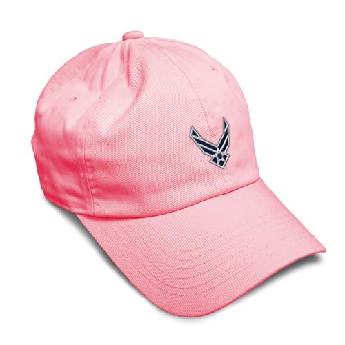 Image of Speedy Pros Soft Baseball Hat Embroidered Dad Hat Air Force Emblem Embroidery Men & Ladies Baseball Cap Cotton
