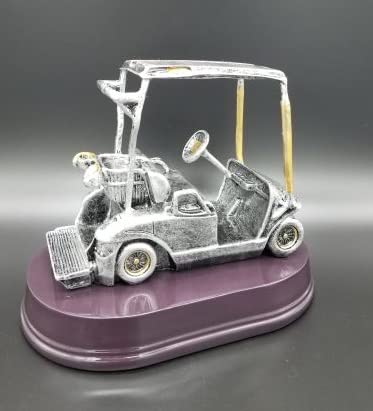 Same Day Awards Premium Golf Cart Trophy Award - Engraving Included