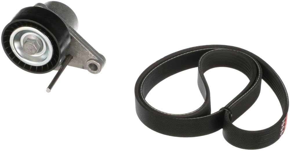 GATES Kit Cinghie Poly-V K036PK1053 Gomma Compatibilità con PEUGEOT 207 WA, WC 307 3A/C, CITROËN C3 I Hatchback FC, FN