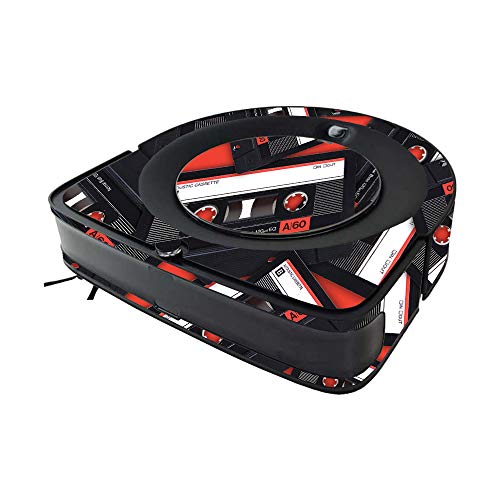 MightySkins Skin Compatible with iRobot Roomba s9 Vacuum - Mixtape | Protective, Durable, and Unique Vinyl Decal wrap Cover | Easy to Apply and Change Styles | Made in The USA