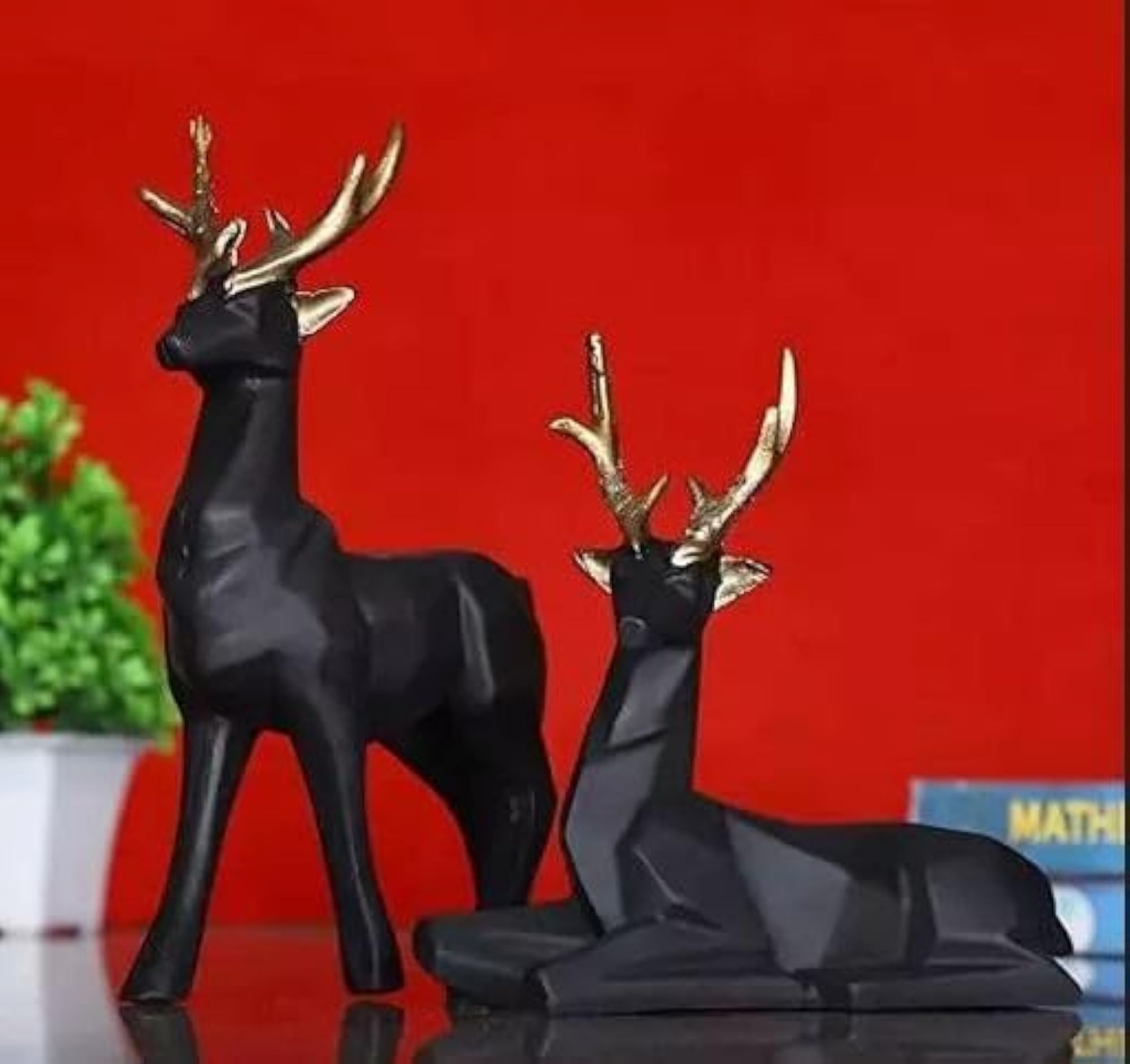 Hiran Showpiece for Home & Office Decor, Set of 2 Deer