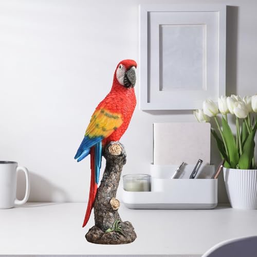 Sculpture Perroquet en Résine : Objet Décoratif Haut de Gamme pour la Maison - 6