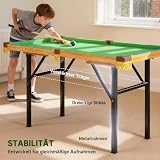 SPORTNOW mini billard pliable, 120 x 63 cm, kit complet photo 5