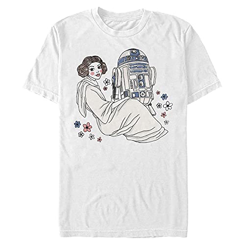 T-shirt Star Wars Galaxy Friends blanc en taille XXL pour homme
