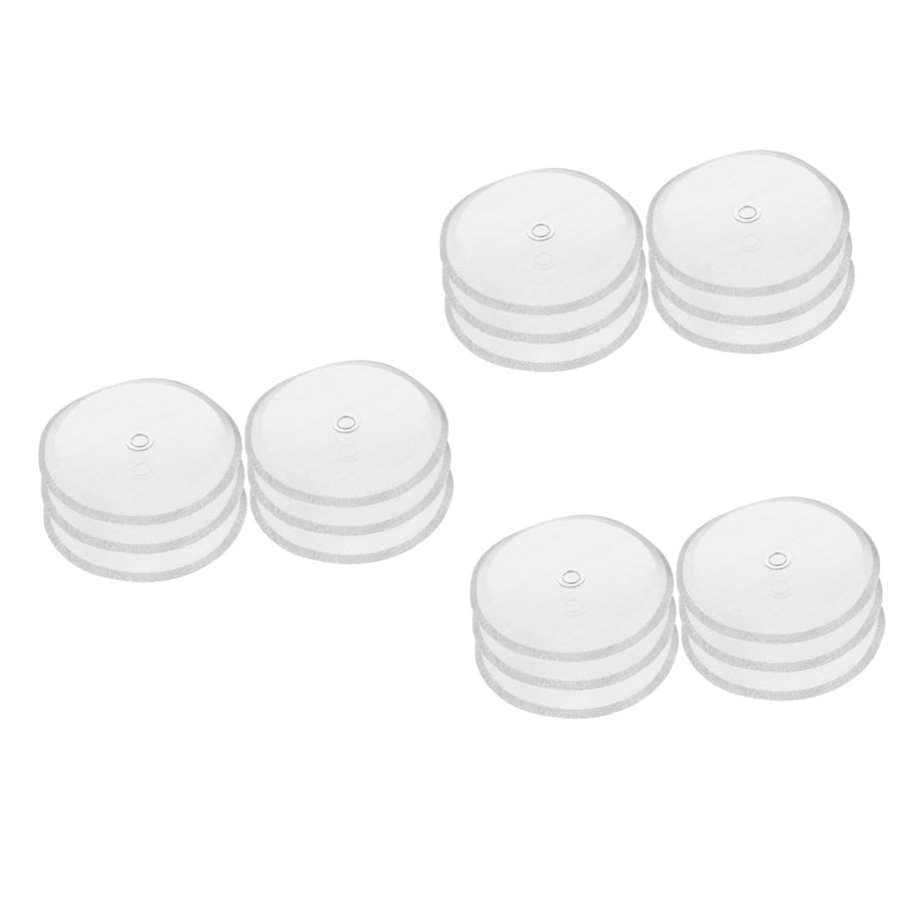 Amosfun 3 Set Di Filtri in Acciaio Inossidabile Per Macchina Per Caffè Espresso Filtri Per Caffè Riutilizzabili Strumento Di Filtraggio Manuale Facile Da Usare 6 Pezzi * 3
