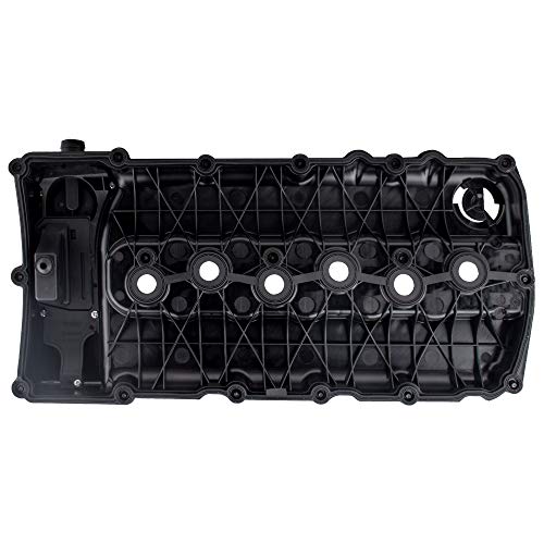 Image of Engine Valve Cover with Gasket for Audi Q7 2007-2010 Volkswagen CC 2009-2016 Passat 2006-2016 Touareg 2007-2017 V6 3.6L, 03H103429L 03H103429H 03H103429D 03H103429C 03H103429B