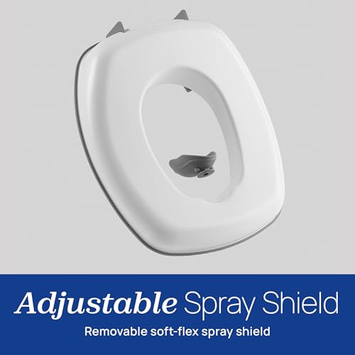 Image of Chicco Toilet Topper, Easy-Clean Slip-Resistant Surfaces, Adjustable Soft-Flex Spray Shield and Grips, For children up to 60 lbs