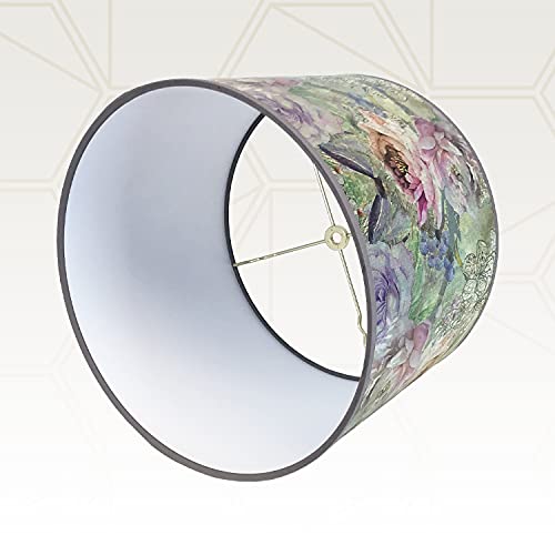 Image of Royal Designs, Inc. Trendy Decorative Handmade Lamp Shade, Made in USA, 10in, HBC-8069-10, Canvas of Spring