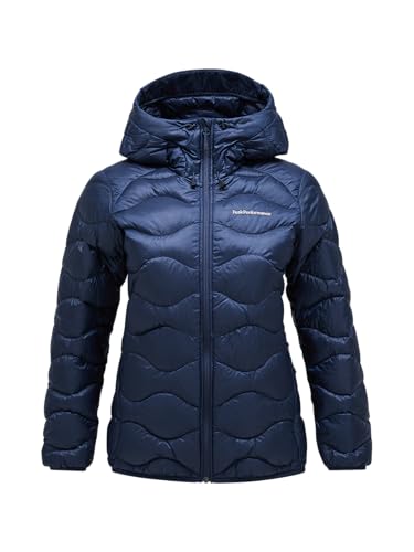 Veste duvet Peak Performance Femme Helium Down Hoodie bleu L