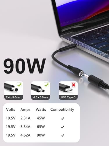 Image of 90W Power Supply Compatible with Dell Optiplex Micro /All-in-One Desktop