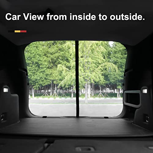 Ovege Car Tailgate Mesh Screen for SUV Bug Screens for Car Tent, Magnetic Mosquito Net for Car Camping Essentials, Car Camping Accessories(Black-Tailgate)