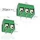60 Stücke 5mm 2 Pin / 3 Pin PCB Mount Screw Terminal Block, Schraubklemme Steckverbinder für Arduino (2 Pin-30, 3 Pin-30)