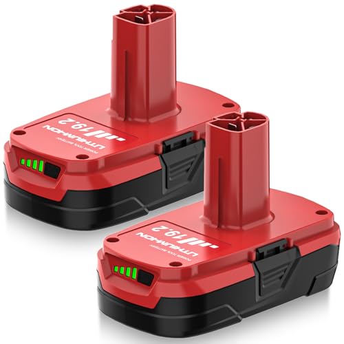 Enermall Upgrade 2Packs 3.6Ah Lithium ion Battery Replacement for Craftsman 19.2 Volt Lithium ion Battery C3 Compatiable with DieHard 130279005 11375 11376 1323517 1323903 130211004 11045 315.115410