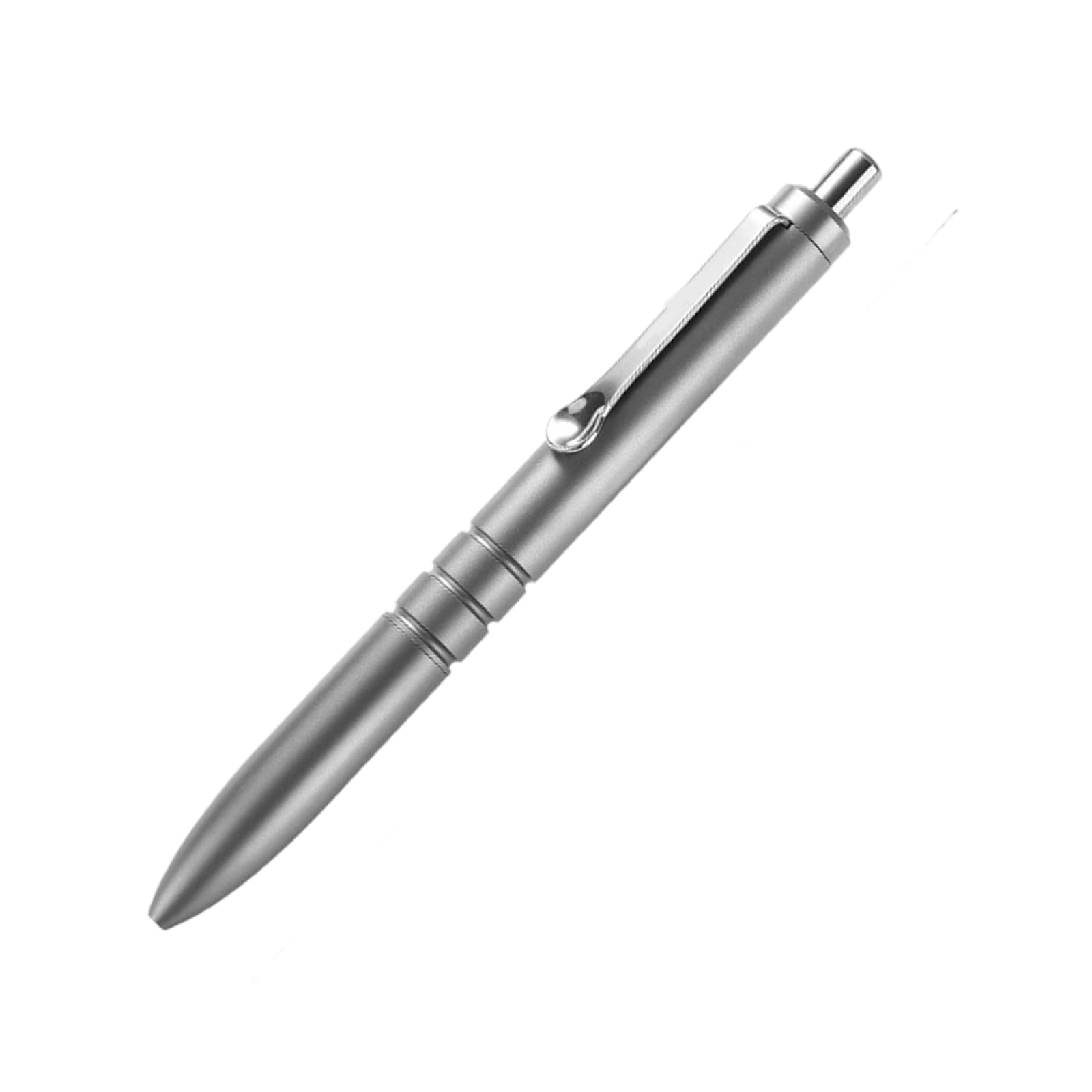 Stift aus Metalllegierung, Outdoor Geschäftsreisestift mit Clip für Camping, Wandern, Notfälle und Büros, Schreibbedarf, multifunktionales Metall mit Clip