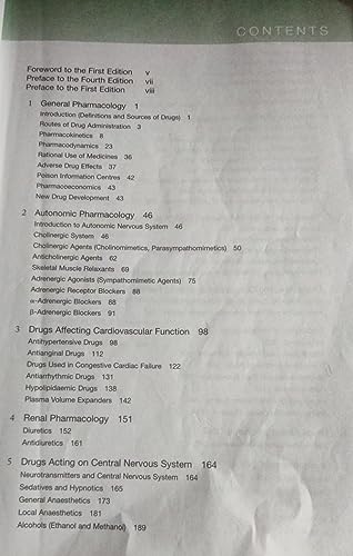 Image of Pharmacology For Medical Graduates Fourth Edition by Tara V Shanbhag (Second Hand & Used Book) (M)