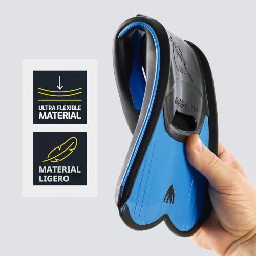 Miniatura 4 de Cressi Dp182037 Aletas De Natación, Unisex-Youth, Azul, 37 38