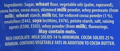 Cadbury Timeout Multipack, OFFICIAL, Individual Chocolate-Covered Wafer Bars with Rippled Layers of Chocolate, 7 x 20.2 g