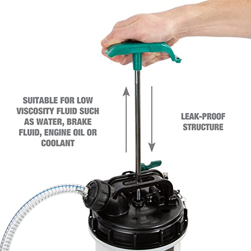 OEMTOOLS 24938 10 Quart (2.5 Gallons) Manual Fluid Extractor, Manual