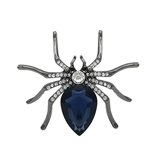 Image of YOQUCOL Halloween Spider Shape Brooch Pins for Women Girls Gift