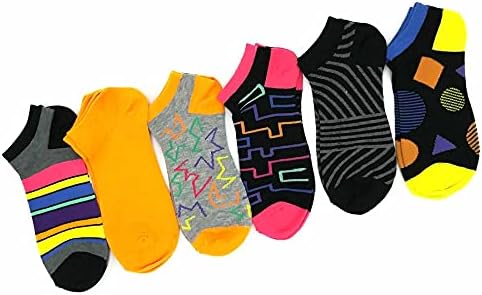 TeeHee Enjoyable Novelty Informal Anklet Low Reduce No Present Socks Nice Worth Pack for Adults 12-Pair Pack 3 41VSKCT5MsL. AC