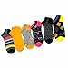 TeeHee Women's Fashion No Show Socks 12-Pack, Fun Socks AHB-3106-07, Size 9-11