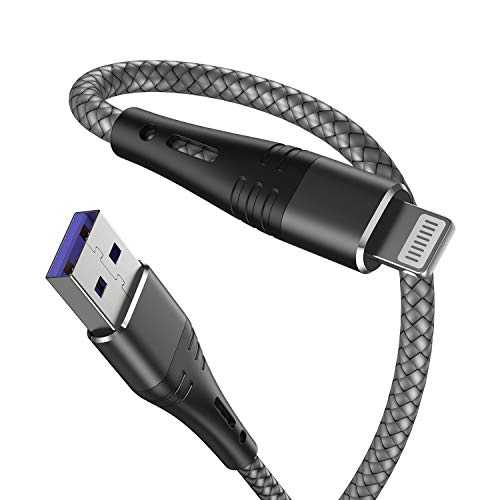 [Apple MFi Certified] 2pack iPhone Charger 6.6Ft, Lightning Cable 6.6 Foot Long iPhone USB Charging Braided Cord,Sync Wire for iPhone 11/11Pro/11Max/ X/XS/XR/XS Max/8/7/6/5S/SE/iPad Mini Air/Airpods