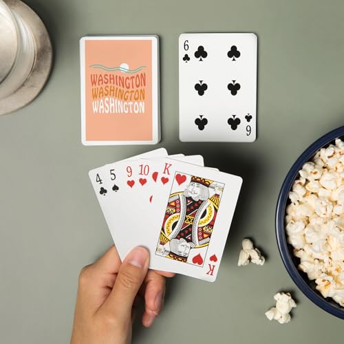 Lantern Press Washington, Baraja Poker 52 Cartas miniatura 2