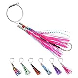 VIKETECH 10’’ 6oz Stainless Deep Sea Fishing Trolling Lure for Marlin Tuna Mahi Mahi Wahoo Sailfish Dolphin Saltwater Offshore Big Game Trolling Lures Included Mesh Bag (Pink)