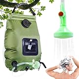 Solar-Duschtasche – 50,8 cm Camping-Duschtasche | Camping Outdoor Shówer...