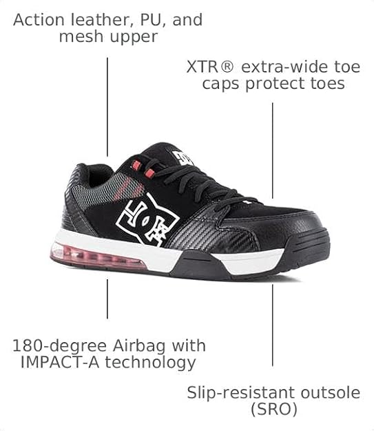 DC Comics Mens DC Versatile Work Composite Toe