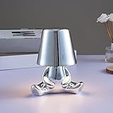 Lampes de table mignonnes : corps en alliage d'aluminium, résistant aux rayures et durable, respectueux de l'environnement et faible consommation d'énergie, c'est à la fois une décoration parfaite pour la maison et une lampe de table pratique, mignonne et élégante. Source de lumière LED de haute qualité, pas d'éblouissement, pas de scintillement, protège vos yeux. créer une atmosphère confortable.