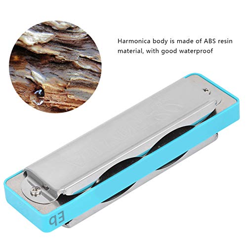 Harmonica en forme de clé de Mi bémol à 10 trous avec peigne en résine ABS pour performance professionnelle, débutants… - Les Beatles, Paul McCartney, John Lennon, RIngo Starr, George Harrison Harmonica en forme de clé de Mi bémol à 10 trous avec peigne en résine ABS pour performance professionnelle, débutants… – Image 4