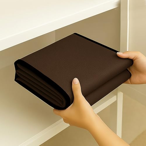 Image of Refrigerator Single Door Waterproof, Dustproof, Refrigerator Top Cover, Protective Cover for Fridges with Extra Storage Space Nylon Top cover with 6 Storage Pockets ( Coffee, 130 x 54 cm )