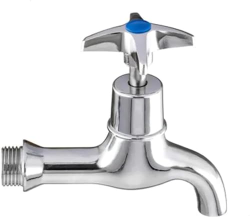 Short Body Bib Tap 15mm Faucet Star Type with Cover Plate