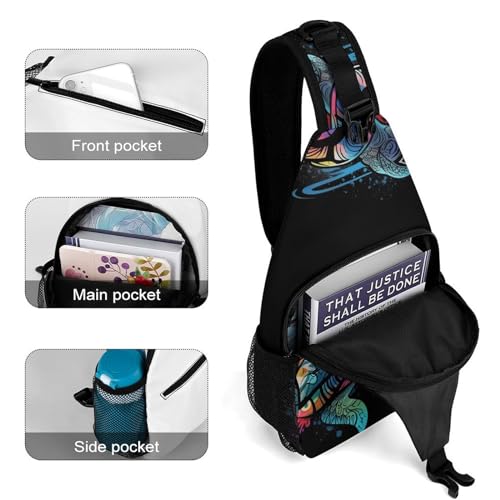 Bolso cruzado deportivo con diseño de tortuga miniatura 4