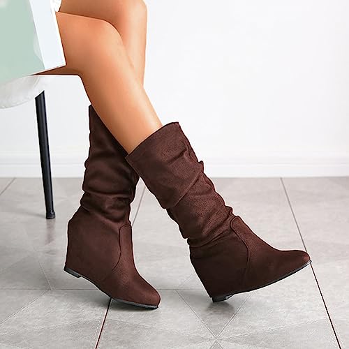 Bottes rétro tendance mi-longues : finitions soignées et doublure douce