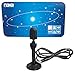 Naxa Electronics NAA-306 Ultra-Thin Flat Panel Style High Powered Antenna Suitable for HDTV and ATSC Digital Television
