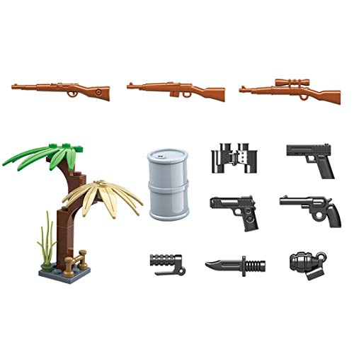 YPZ Technik Panzer Bausteine, Deutscher Tigerpanzer Modellbausatz Panzer, Militär Panzer Bausatz Klemmbausteine… – Bild 4