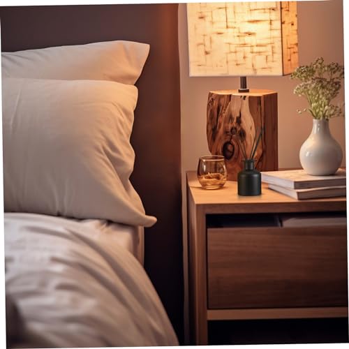 Diffuseur verre mat noir flacons rechargeables pour éliminer les mauvaises odeurs - 3