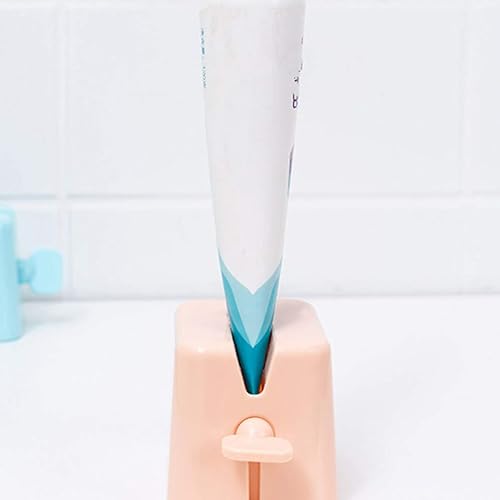 Miniatura 3 de EXCEART Exprimidor manual de pasta de dientes, extrusora de tubo de plástico para baño, ungüentos de gel para cabello facial, diseño compacto, color