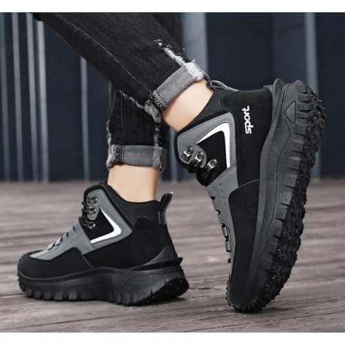 The First Young Shoes Men Steel-Toe Hiking Boots - Durable Work & Safety Footwear3