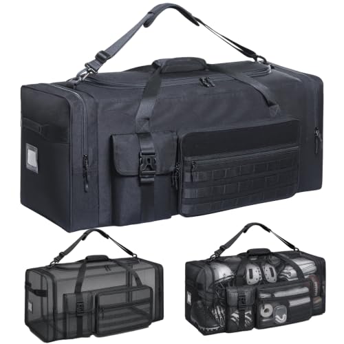 100L Sports Duffle Bag &ndash; 32' Large Gear Bag for Men & Youth, Baseball, Soccer & Track Equipment...
