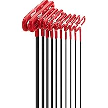 EKLIND 53910 Cushion Grip Hex T-Key allen wrench - 10pc set SAE Inch Sizes 3/32-3/8 9in series