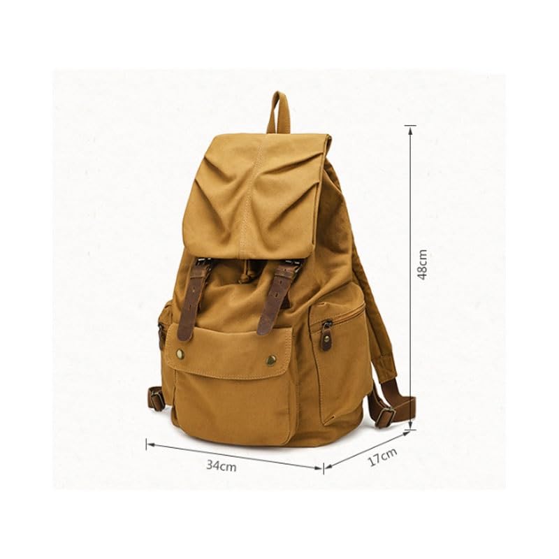 Sac à dos rétro en toile robuste avec finitions de qualité supérieure