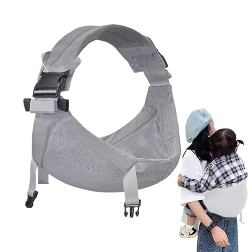 Portabebés para niños | Comodidad óptima y seguridad reforzada, arnés ligero y ajustable con cinturón ergonómico para soporte postnatal de los padres