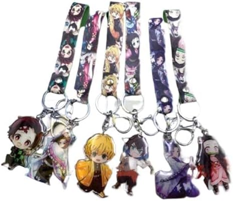 Demon Slayer Waistband Keychain Set of 6pcs